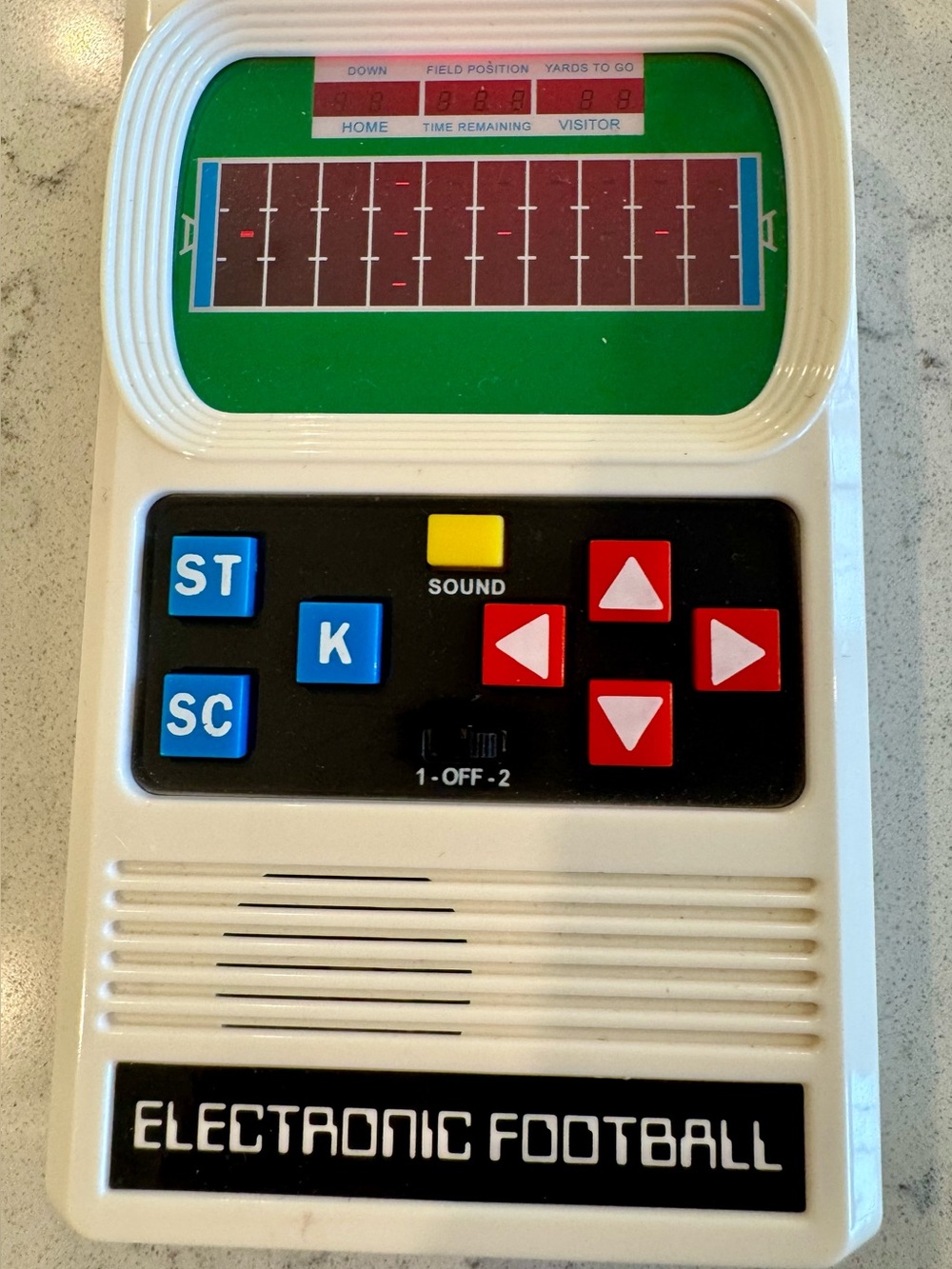 Vintage Mattel Electronic Football Classic Handheld Game - Working!
